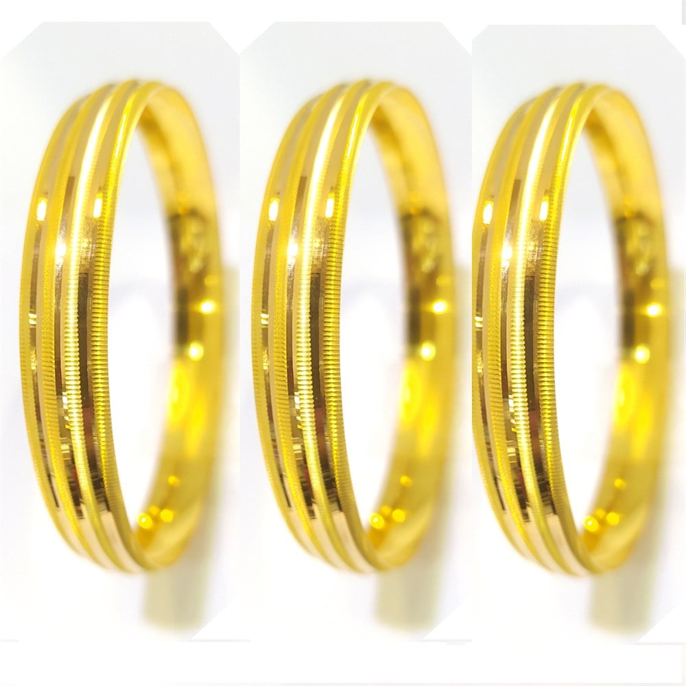 15gr  İşçiliksiz CNC Bilezik 22 Ayar Altın