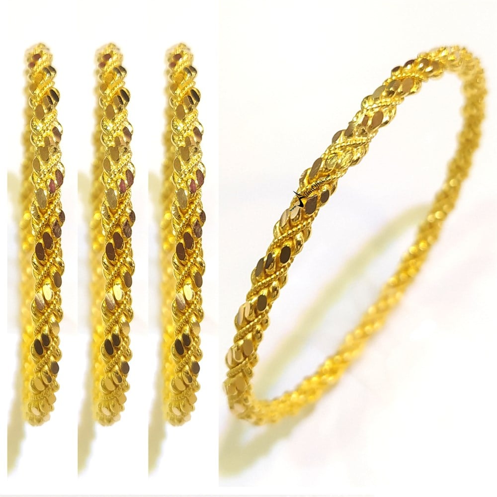 30gr  işçiliksiz Hint Burması Bilezik 22 Ayar Altın