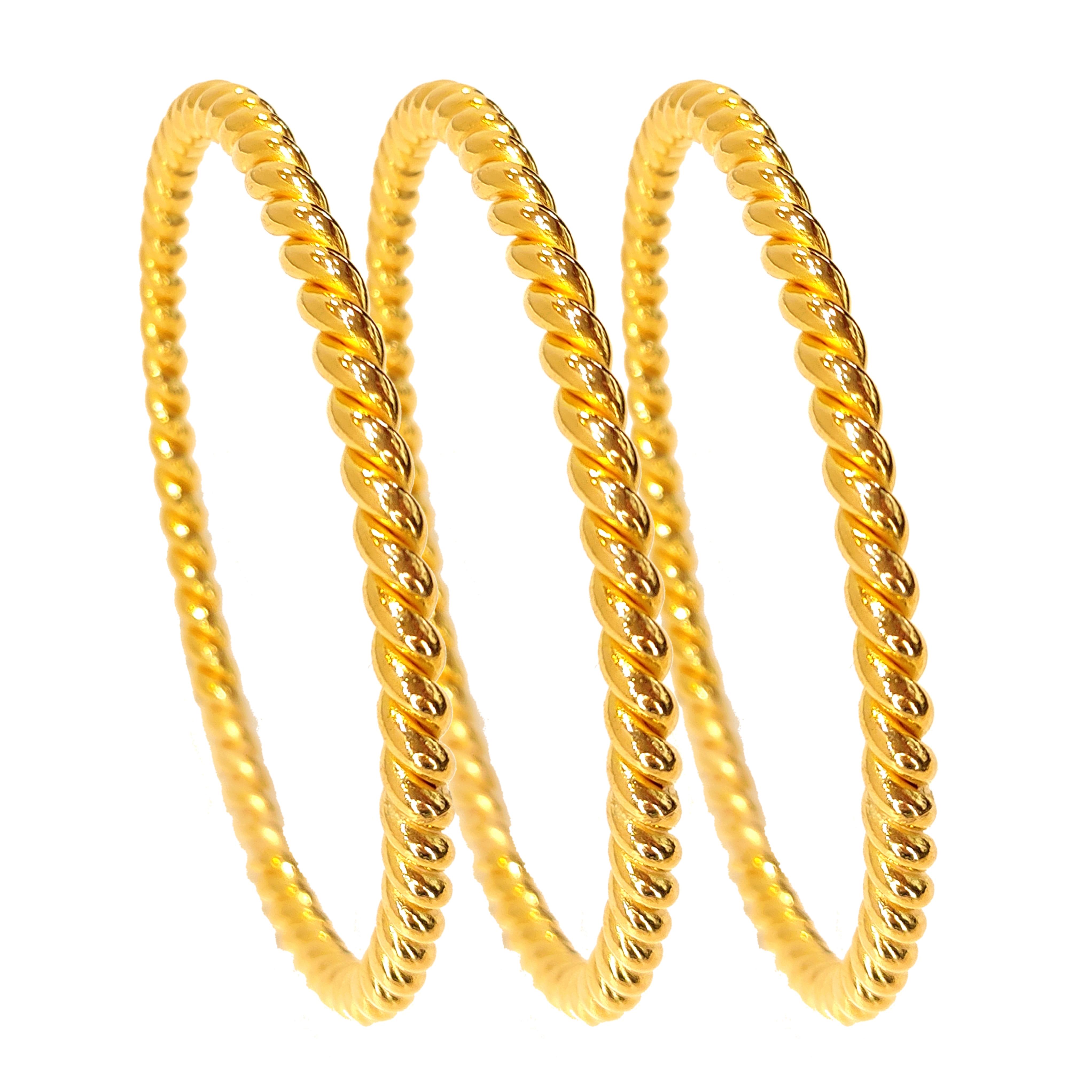 40gr İşçiliksiz Ankara İkili Burma Bilezik 22 Ayar Yatırım ve Tasarruf İçin