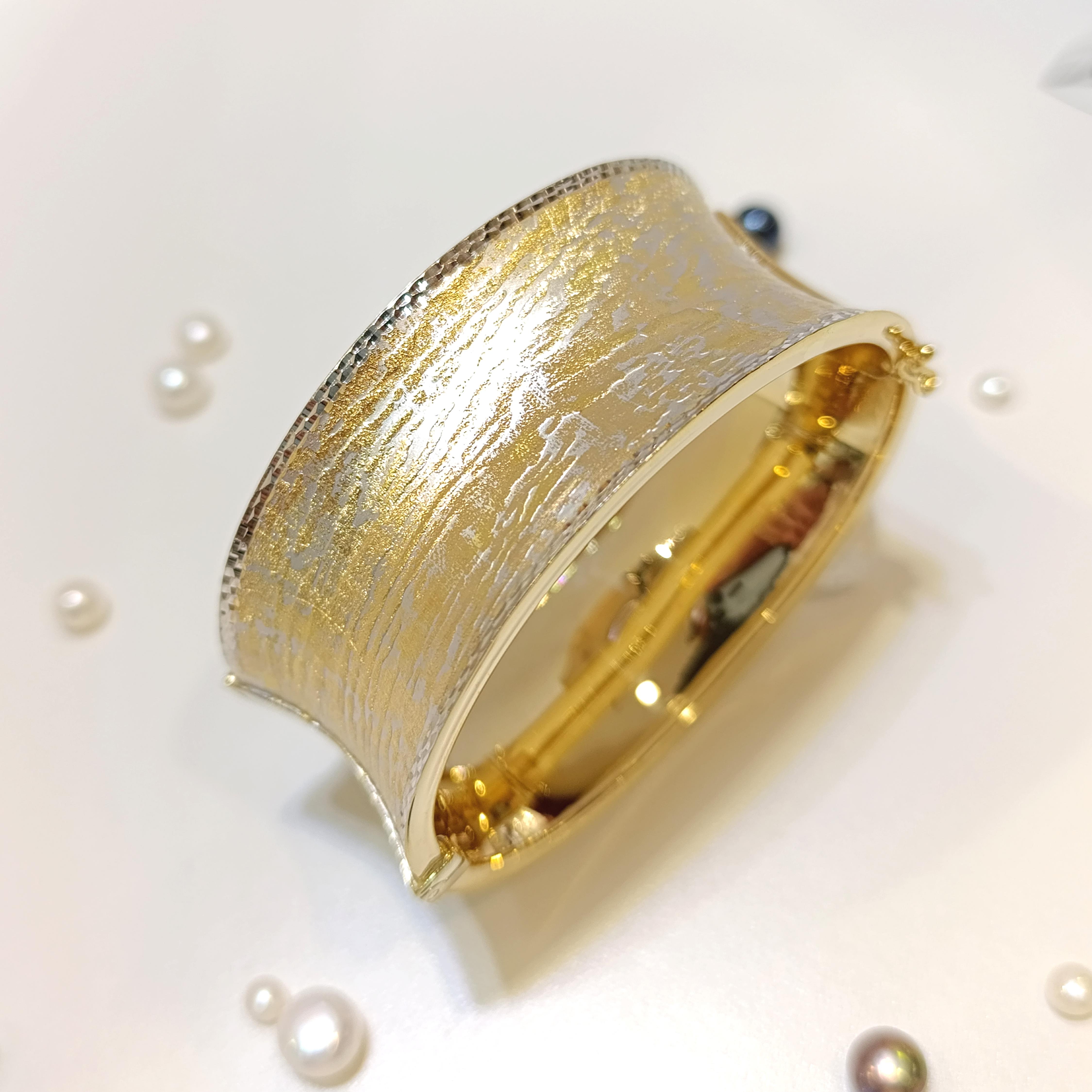 Kelepçe Bilezik 14 Ayar Altın HD VİDEOLU