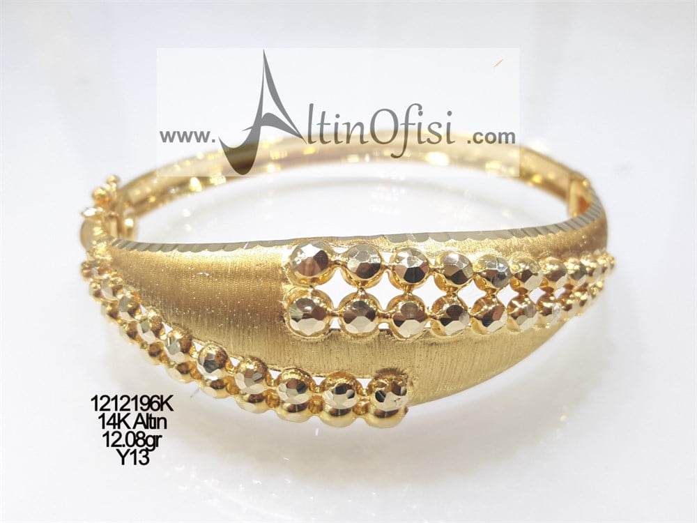 Kelepçe Bilezik 14 Ayar Altın