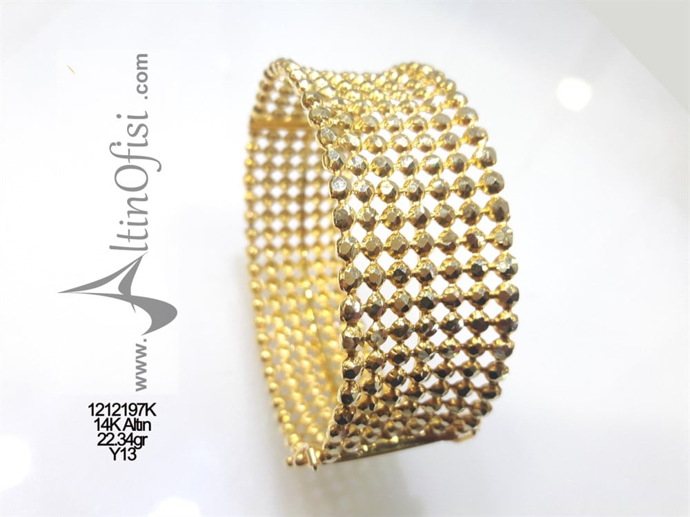 Kelepçe Bilezik 14 Ayar Altın