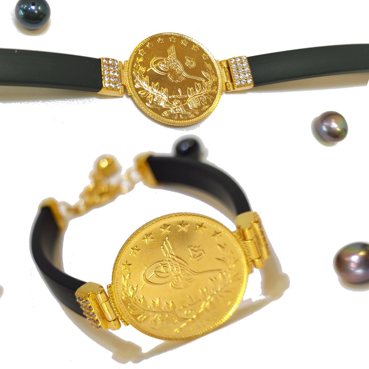 Reşat Tam Silikonlu Bileklik 22 Ayar+14 ayar Altın HD VİDEOLU