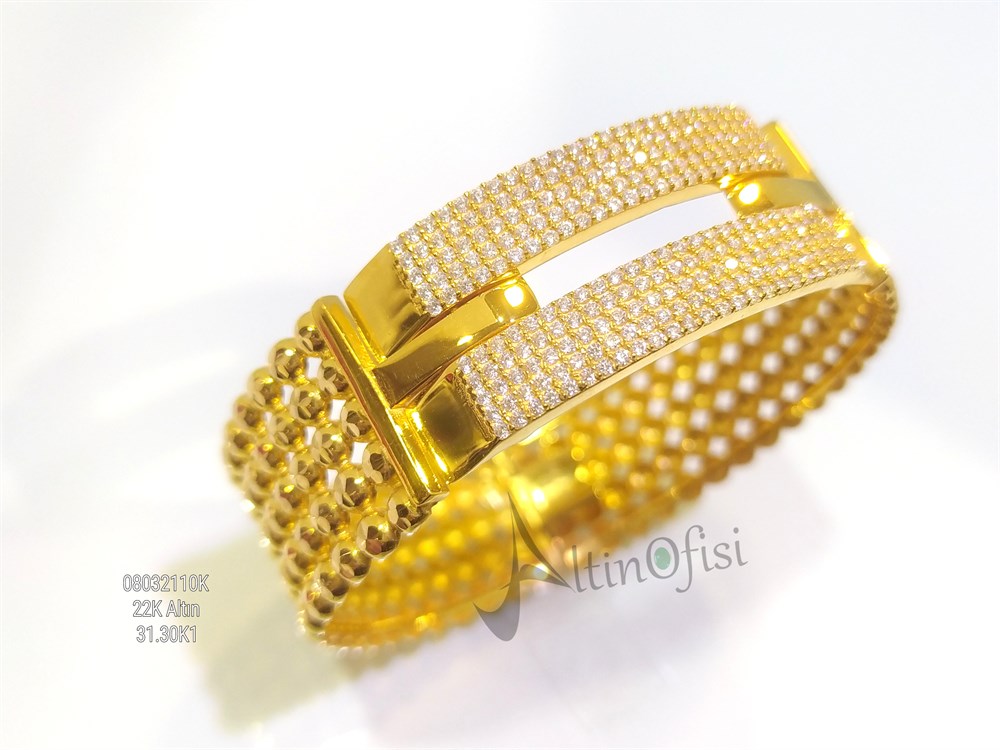 Kelepçe Bilezik 22 Ayar Altın 
