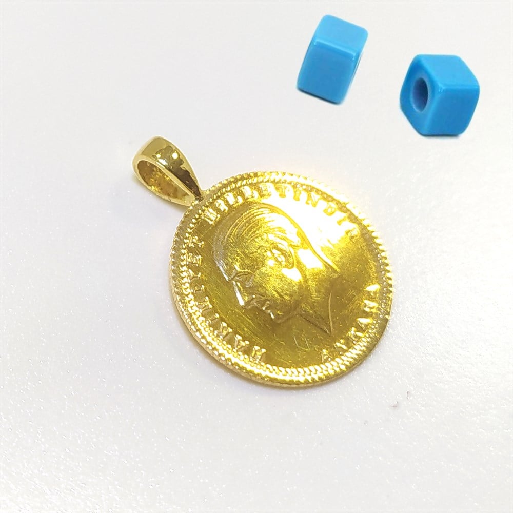 Atalira Çeyrek Altınlı Kolye Ucu