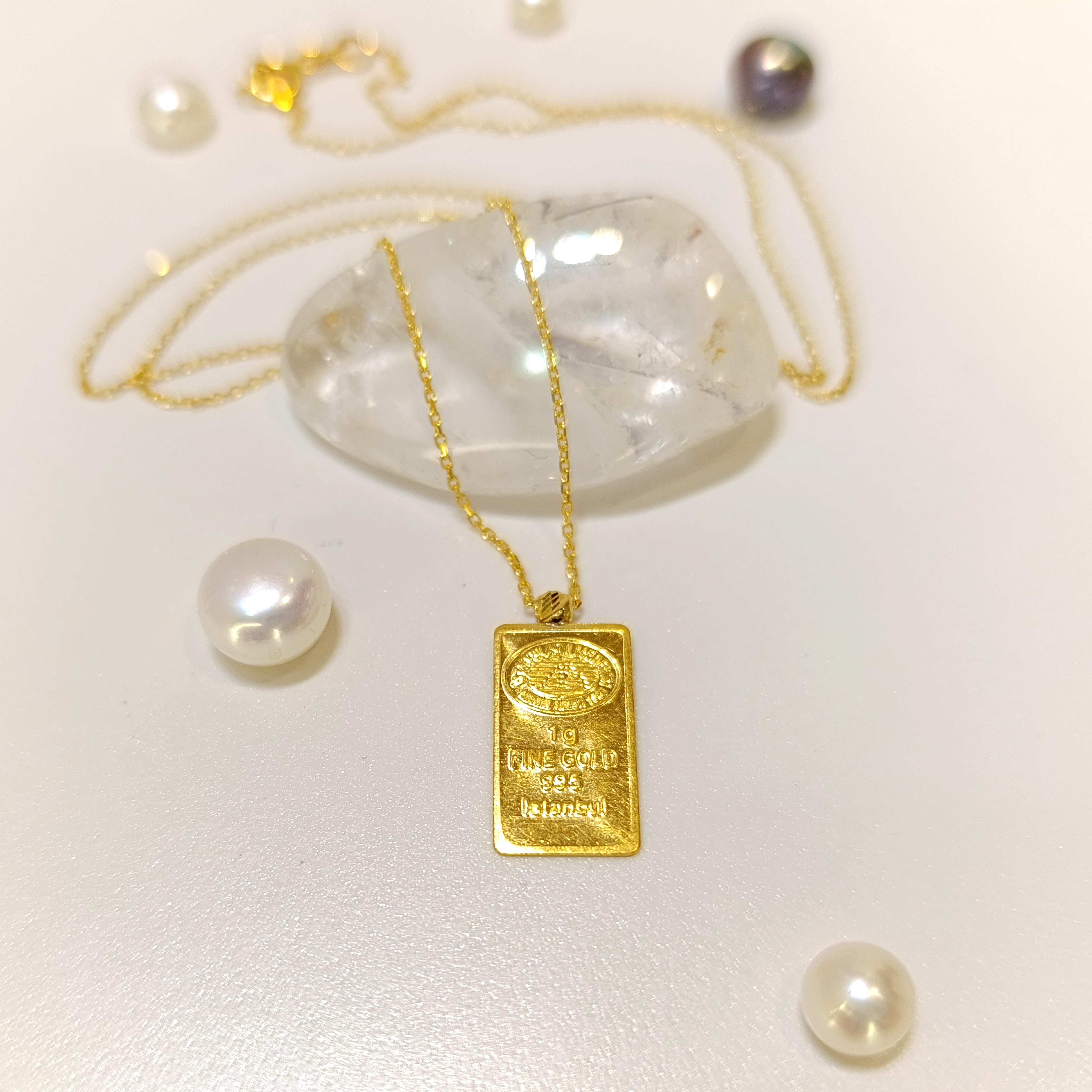 Külçe Altınlı Kolye HD VİDEOLU