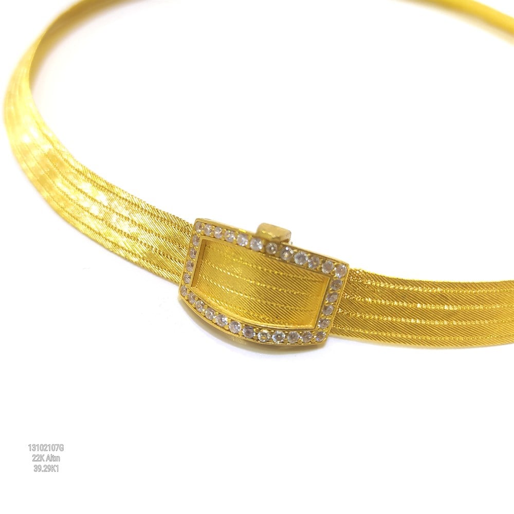 Trabzon Hasırı Gerdanlık 22 Ayar Altın