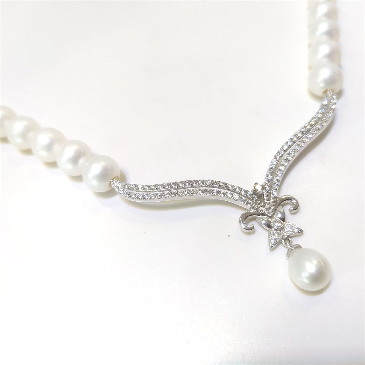 İnci Kolye 14 Ayar Altın