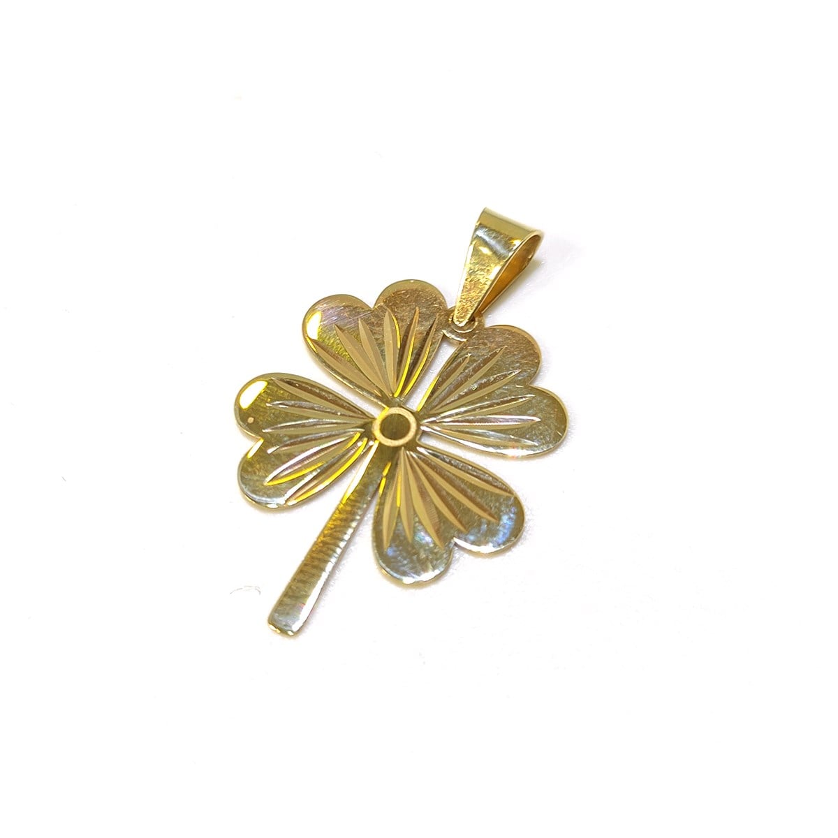 Yonca Kolye Ucu 8 Ayar Altın HD VİDEOLU