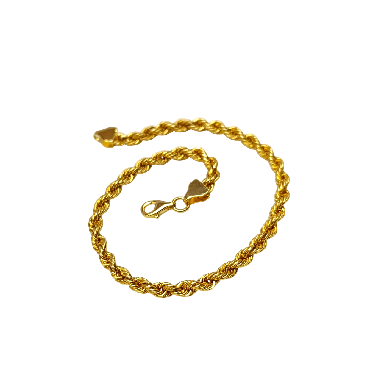 3.7mm Halat Bileklik Künye 14 Ayar Altın HD VİDEOLU