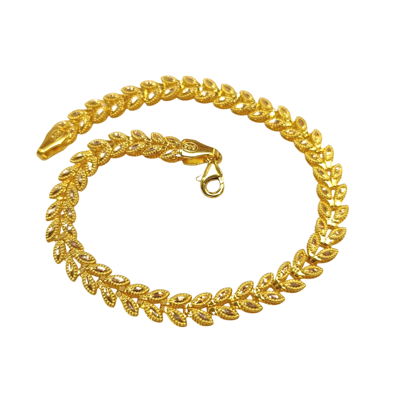 Başak Bileklik Künye 14 Ayar Altın HD VİDEOLU