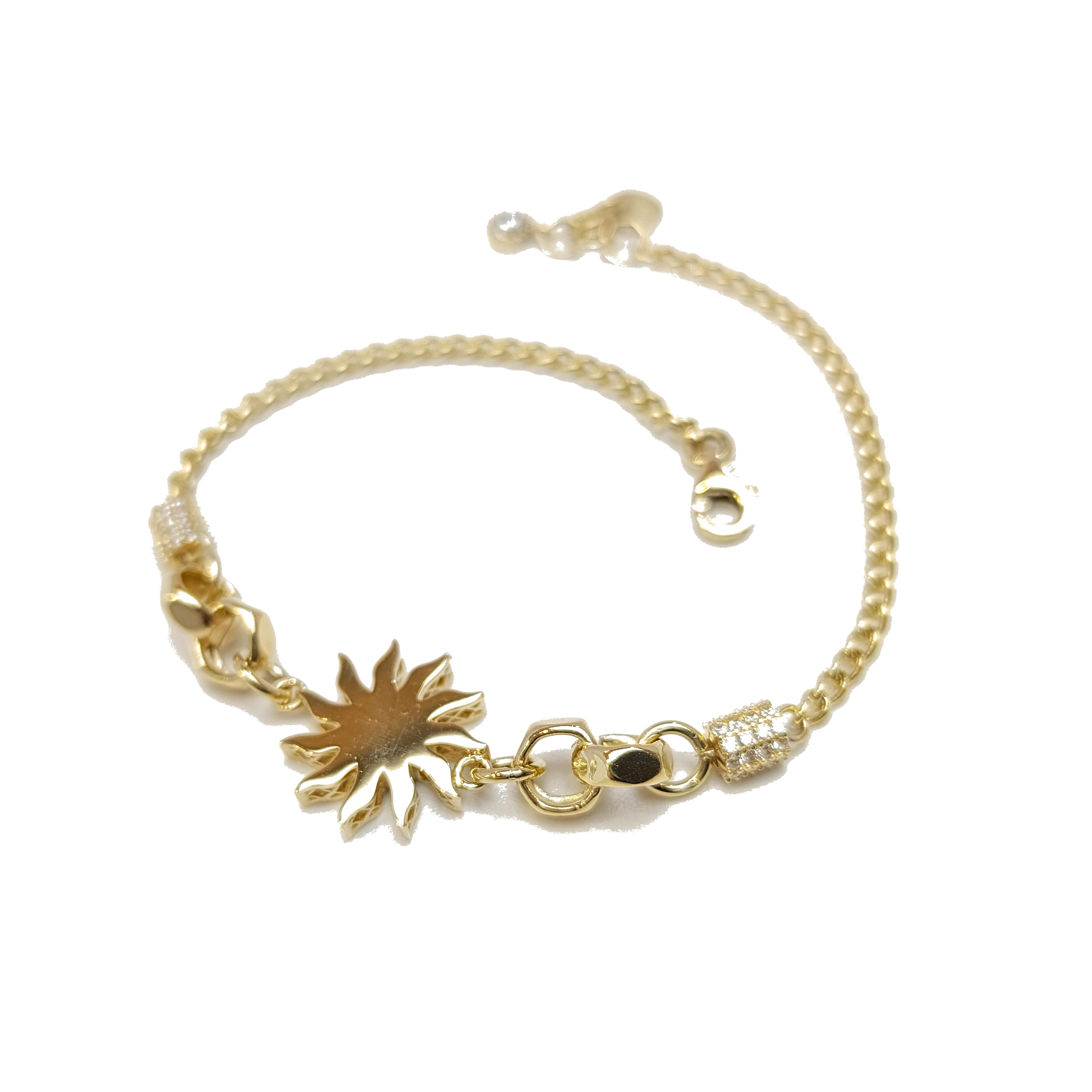 Güneş Bileklik Künye 14 Ayar Altın HD VİDEOLU