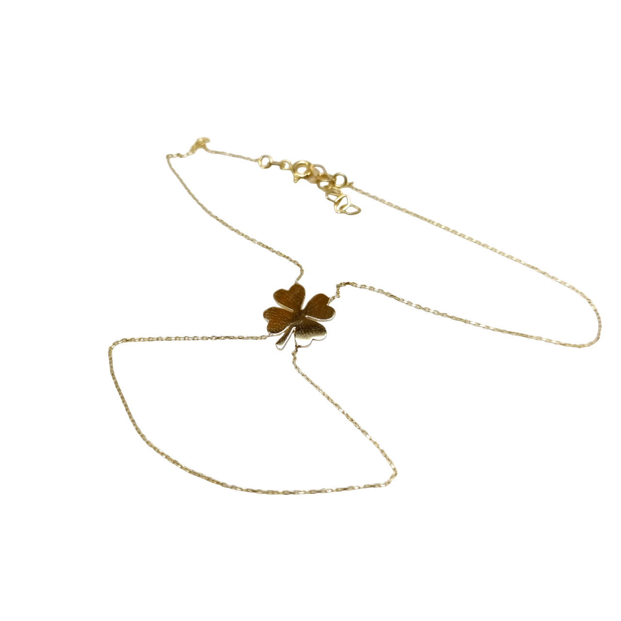 Şahmeran Yonca Bileklik Künye 14 Ayar Altın HD VİDEOLU