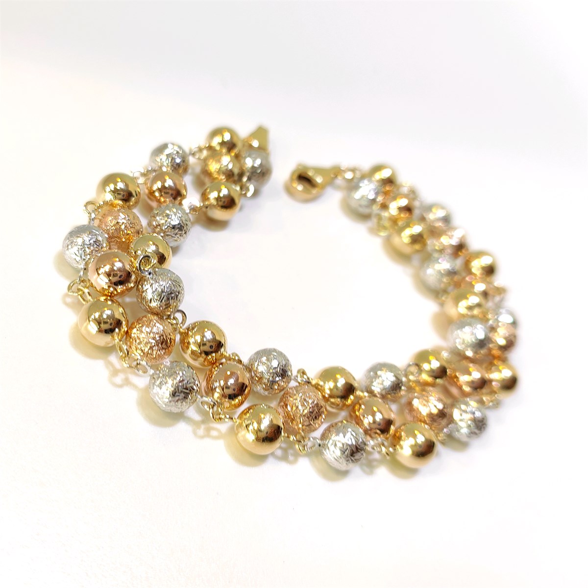 Toplu Bileklik Künye 14 Ayar Altın HD VİDEOLU