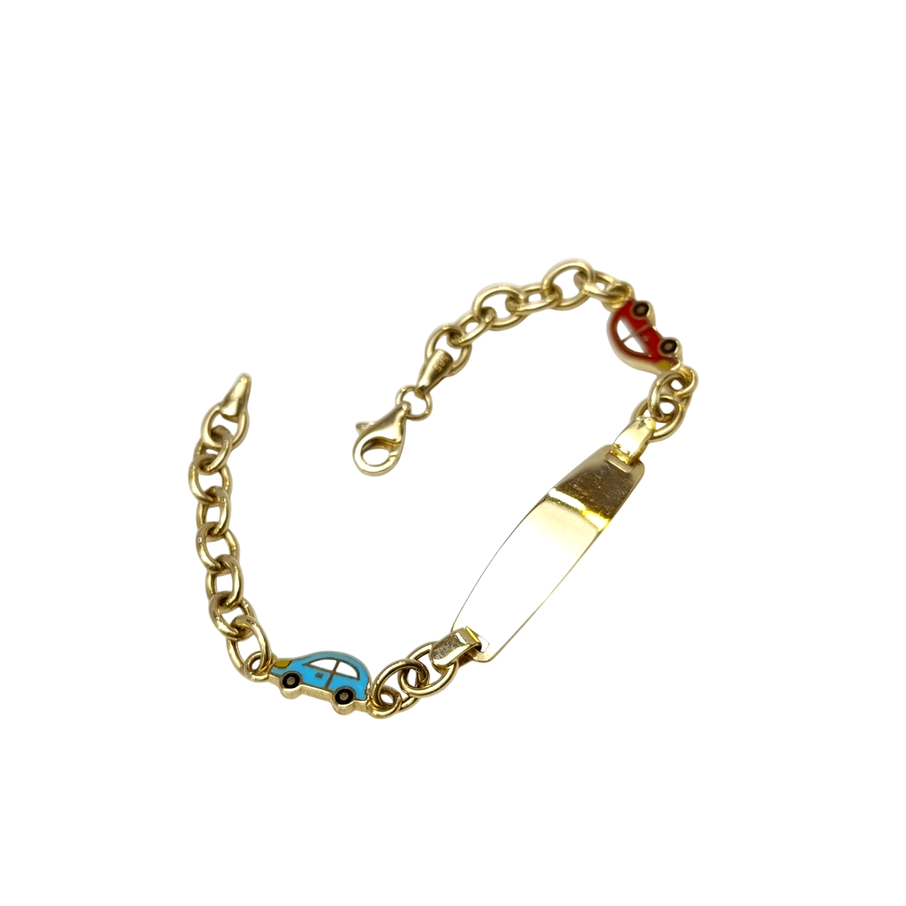 Çocuk İsim Yazılabilir Bileklik 14 Ayar Altın HD VİDEOLU