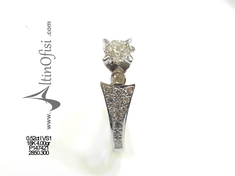 0,43ct I Color VS1 Pırlanta 4,00gr 18 Ayar Altın