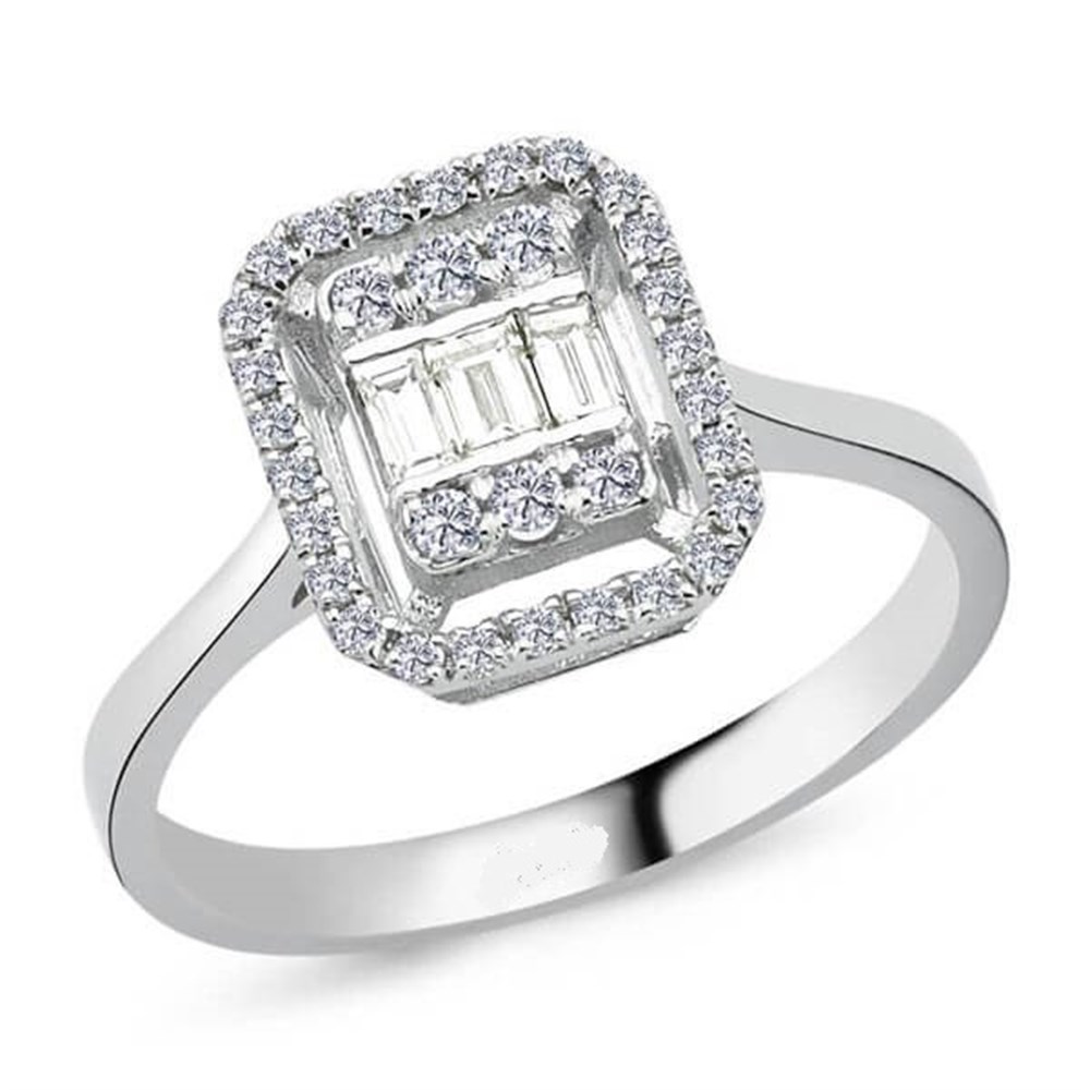 Pırlanta Baget Yüzük 