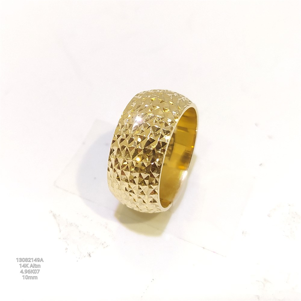 Alyans 10mm Genişlik 14 ayar altın