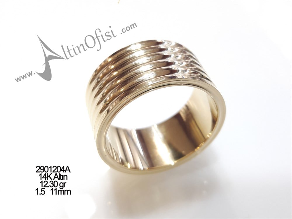 Alyans 11 mm Genişlik 14 ayar altın
