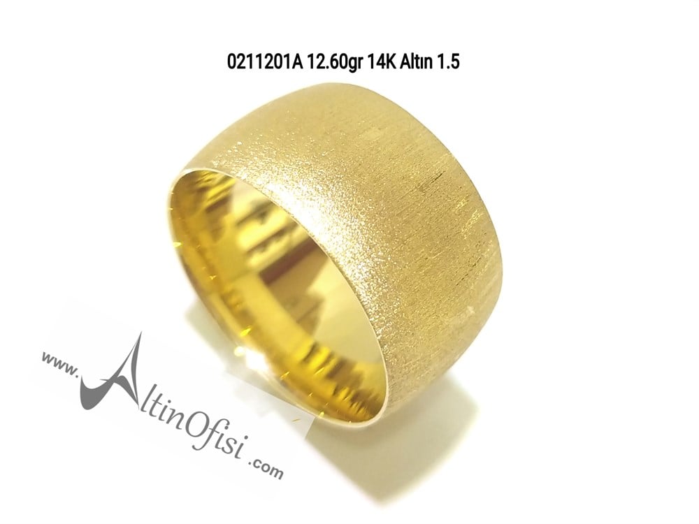 Alyans 12 mm 14 Ayar Altın
