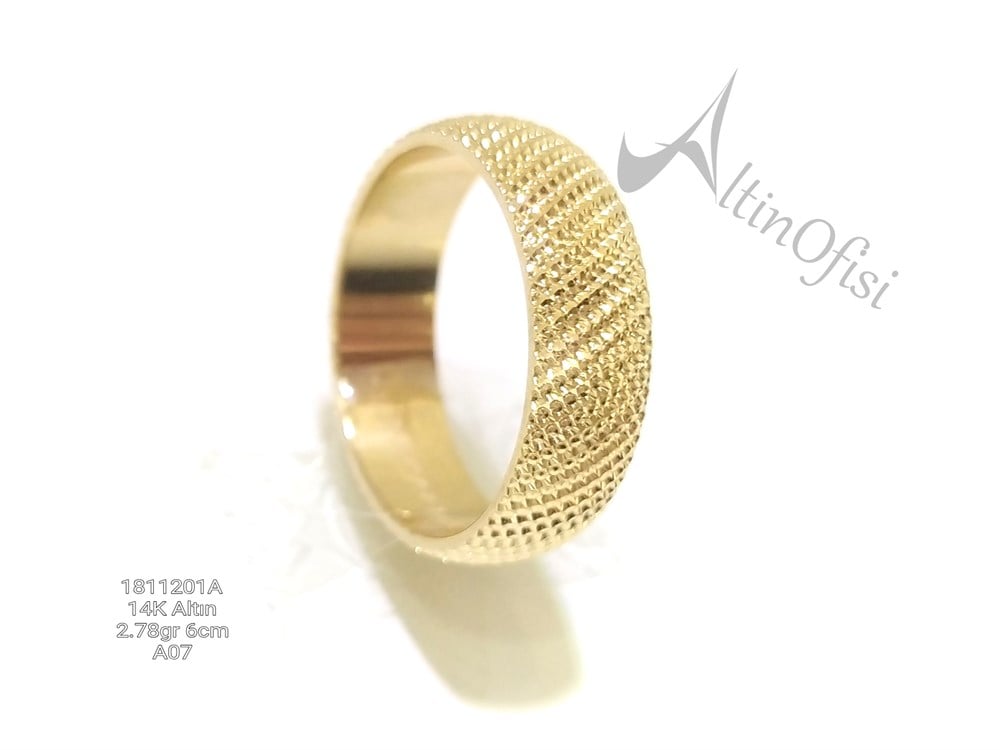 Alyans 6 mm 14 Ayar Altın
