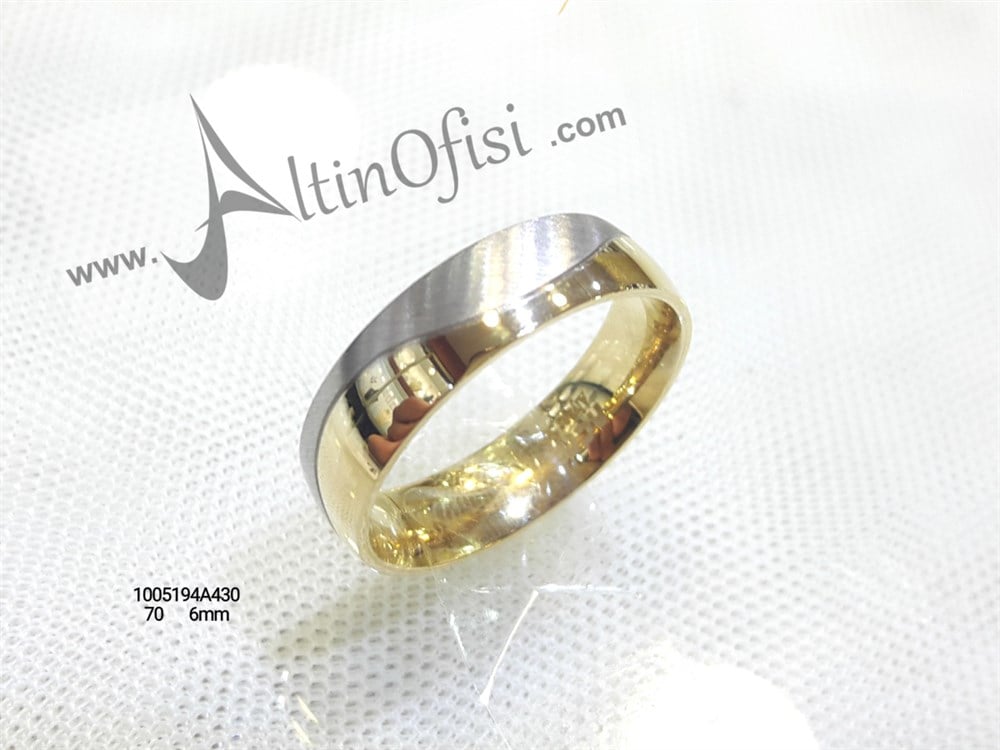 Alyans 6 mm Genişlik 14 ayar altın