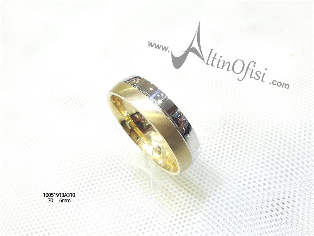 Alyans 6 mm Genişlik 14 ayar altın