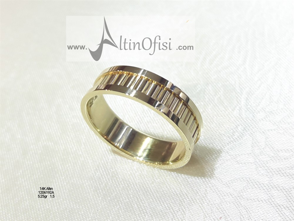Alyans 6 mm Genişlik 14 ayar altın