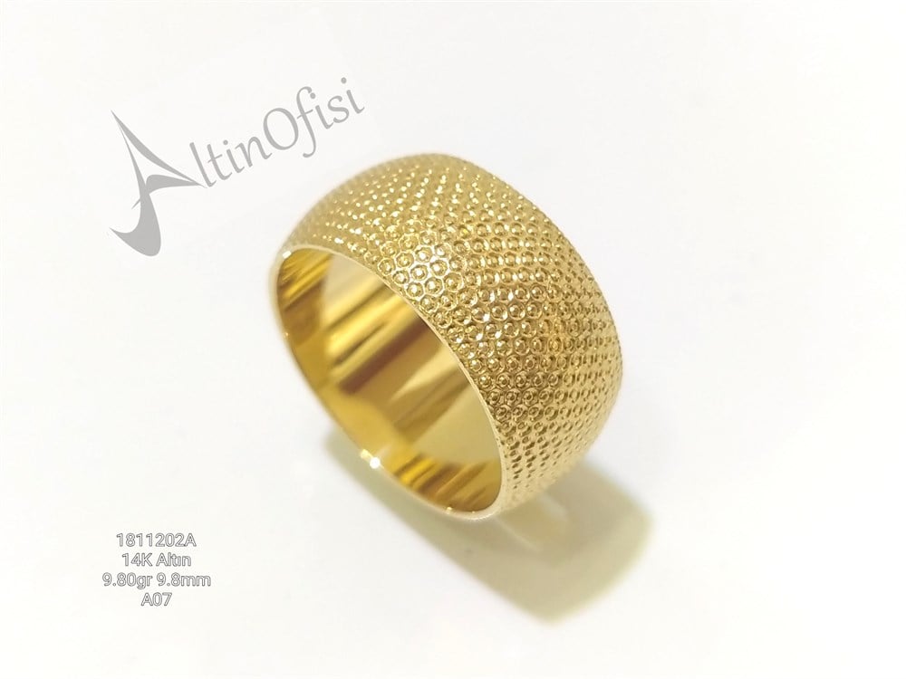 Alyans 9,8 mm 14 Ayar Altın