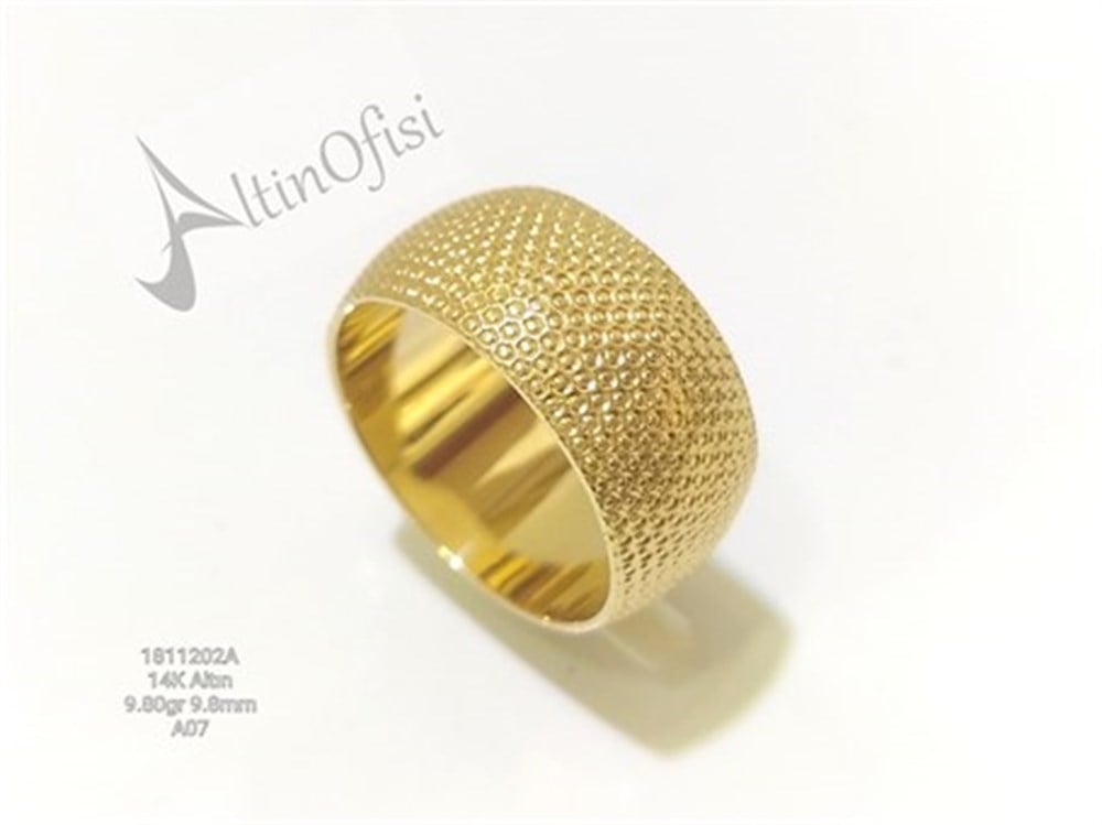 Alyans 10 mm 14 Ayar Altın