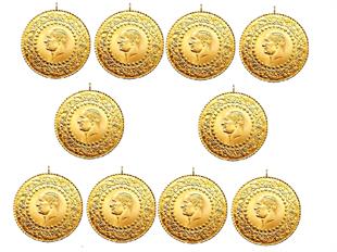 SİGORTALI Çeyrek Altın Ziynet Eski Tarihli 10 adet alım için fiyatlandırılmıştır