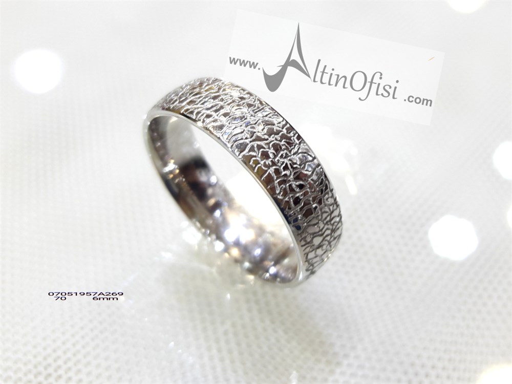 Alyans 6mm Genişlik 14 ayar altın