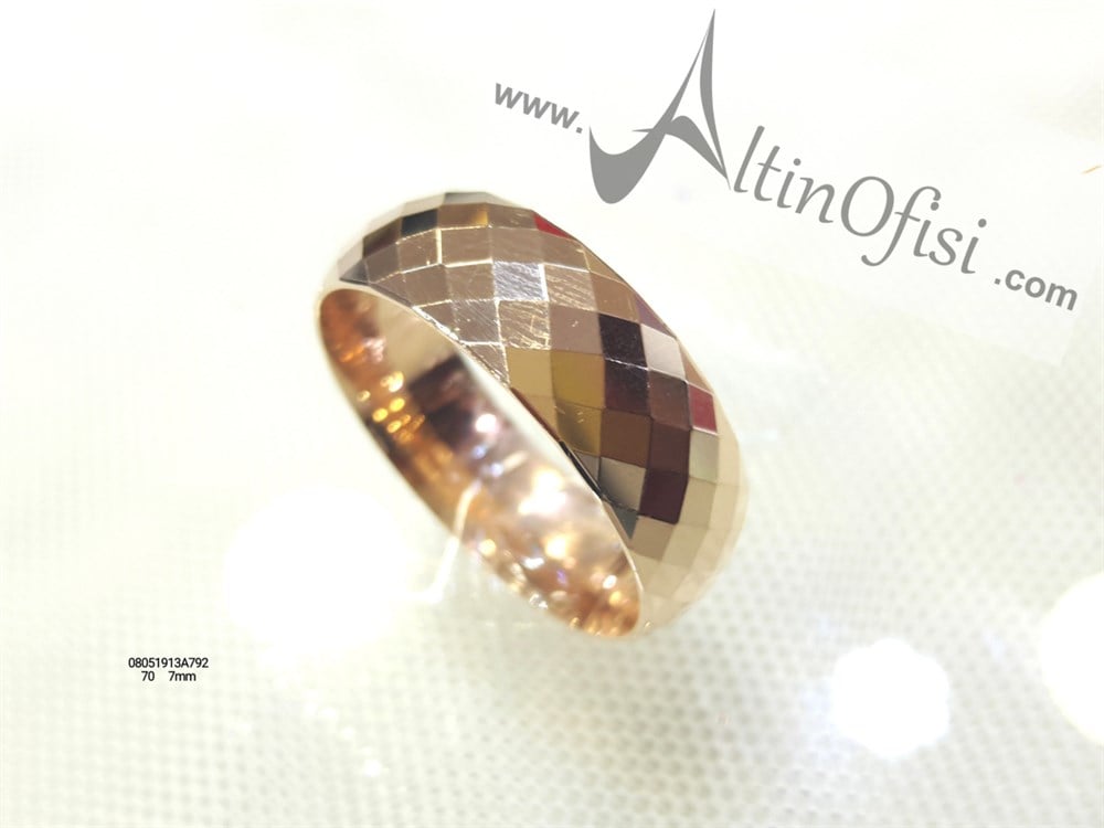 Alyans 7mm Genişlik 14 ayar altın