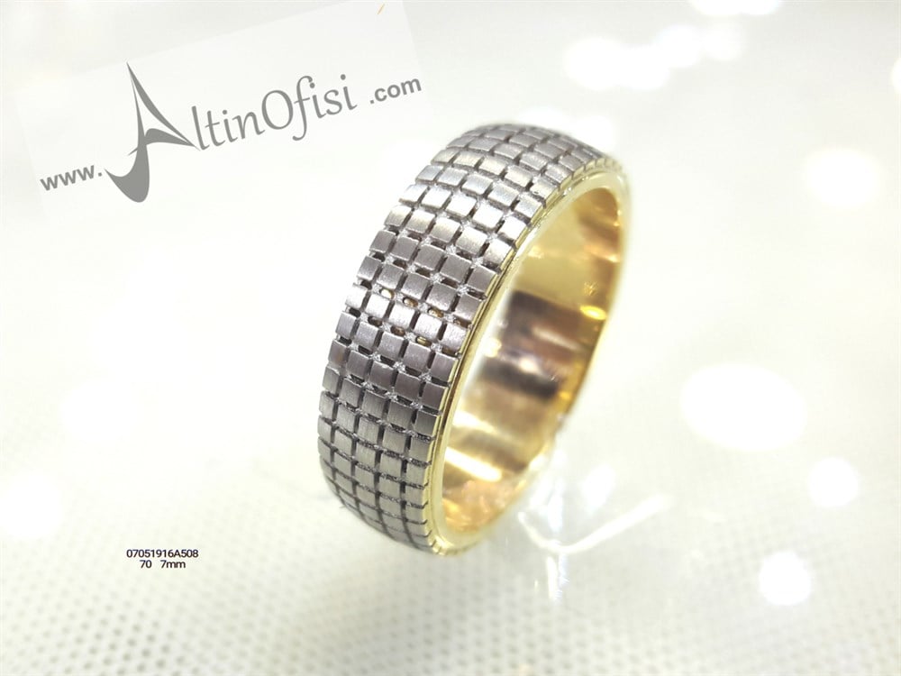 Alyans 7mm Genişlik 14 ayar altın