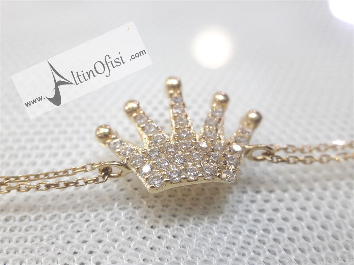 Taç Künye 14 Ayar altın