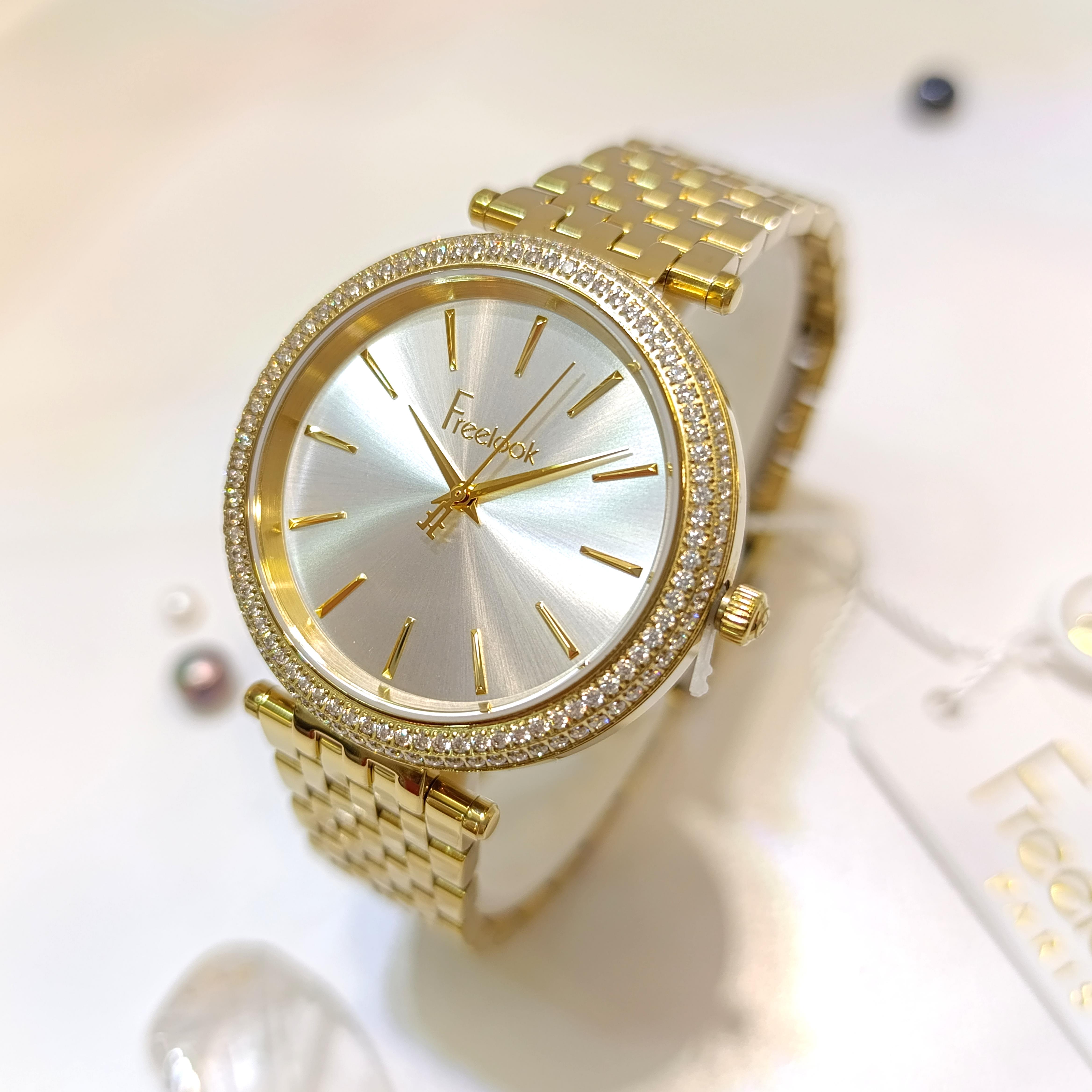 Freelook Lumıere Bayan Saat 5 ATM Su Geçirmez Saat HD VİDEOLU