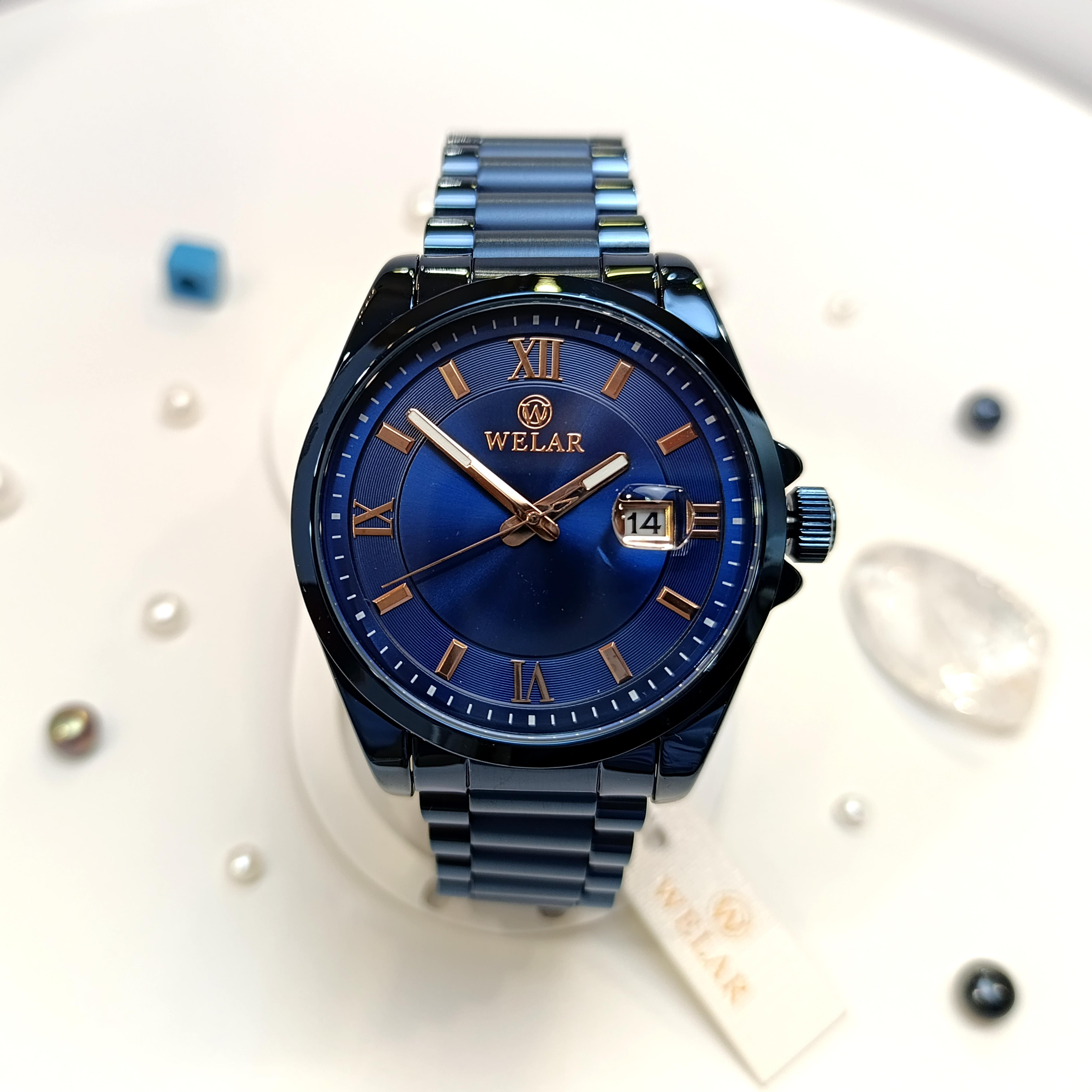 Welar Erkek Saat 3 ATM Su Geçirmez Saat HD VİDEOLU