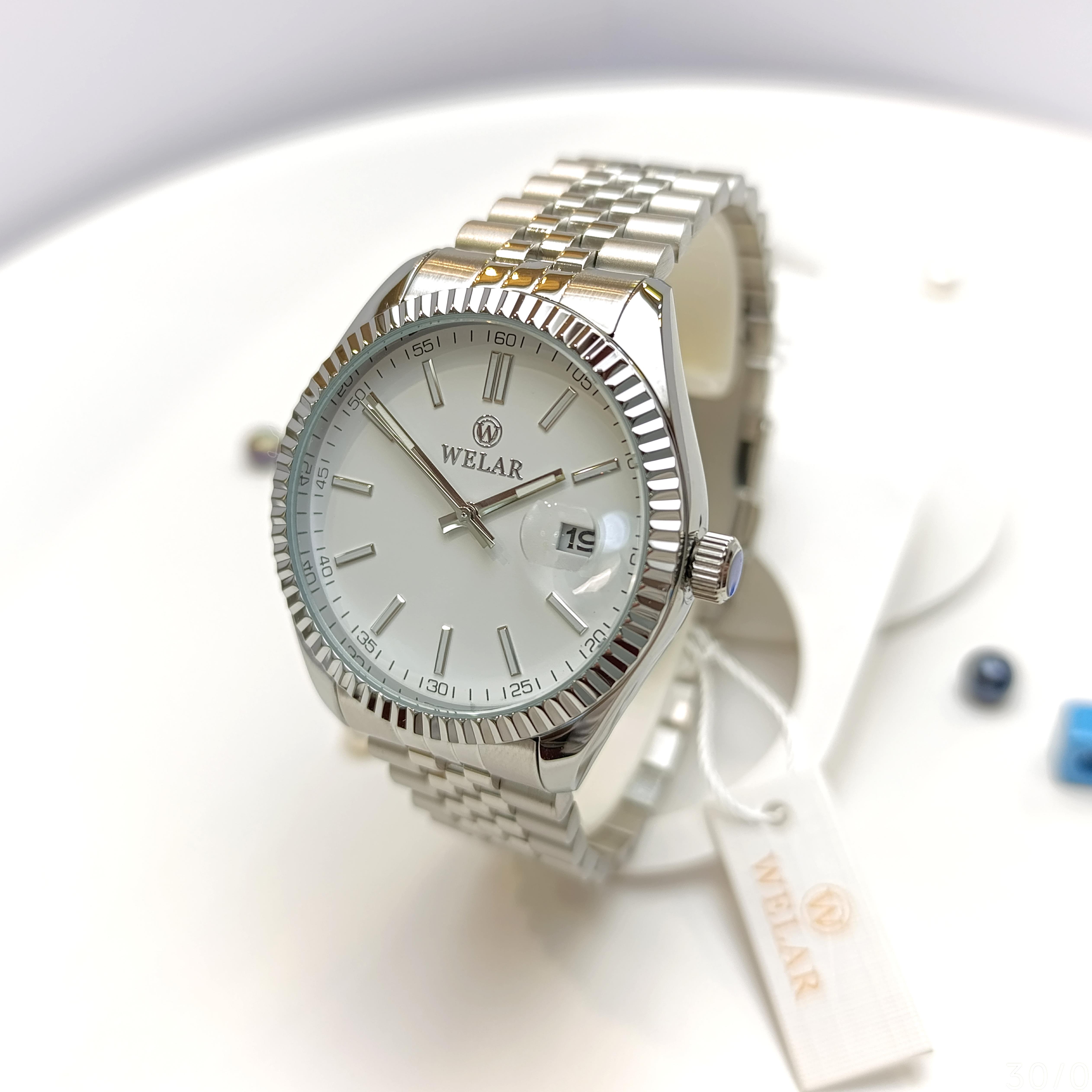 Welar Erkek Saat 3 ATM Su Geçirmez Saat HD VİDEOLU