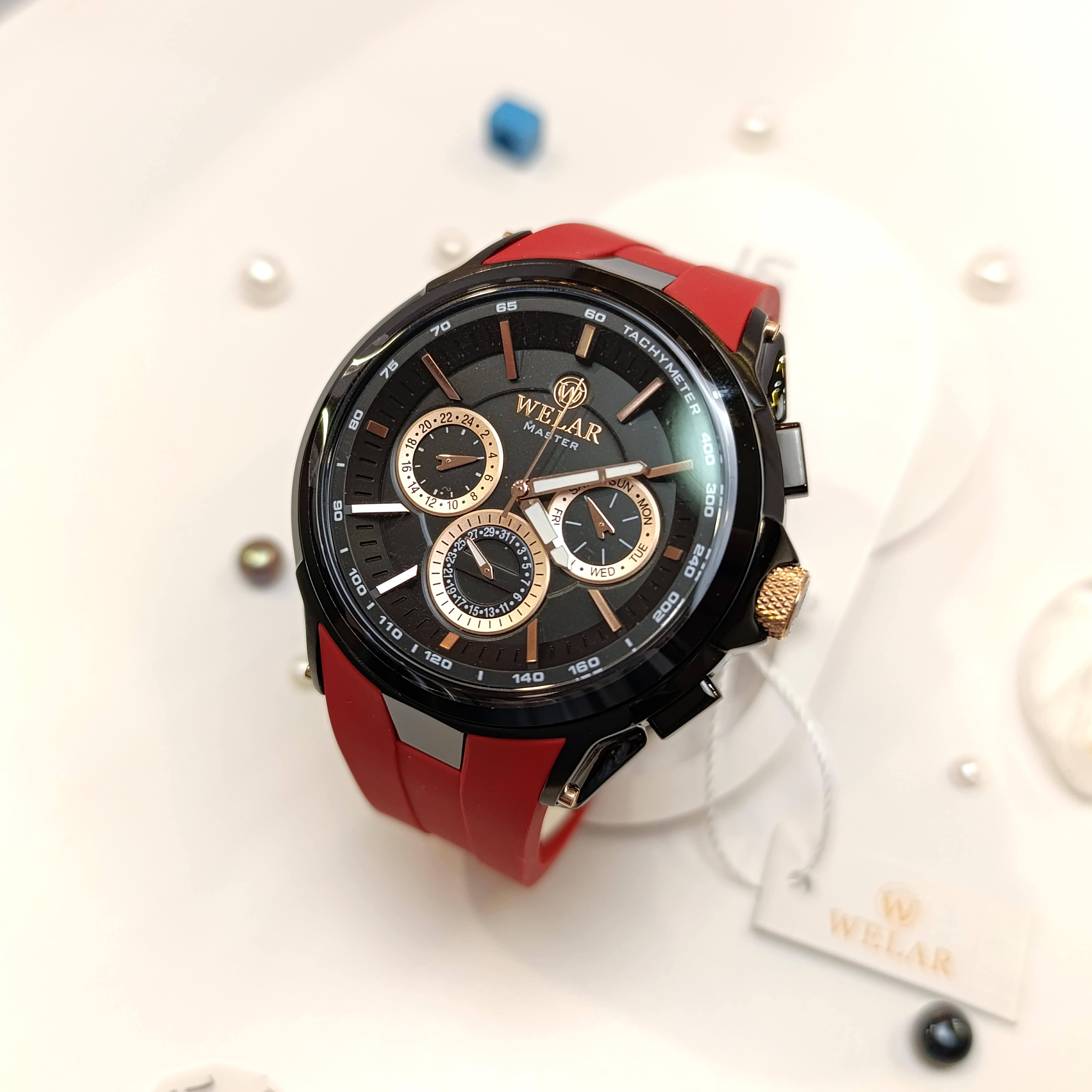 Welar Erkek Saat 3 ATM Su Geçirmez Saat HD VİDEOLU