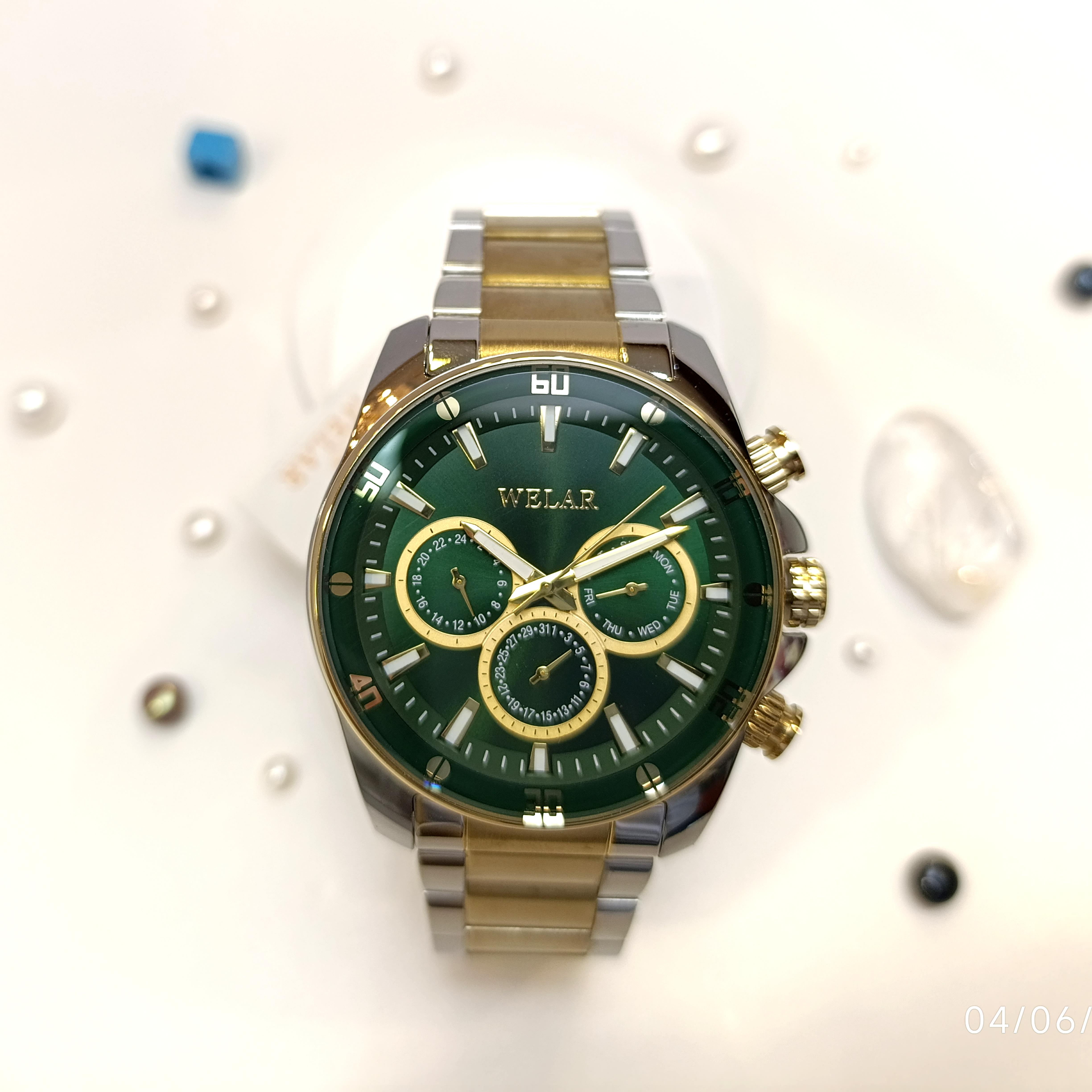 Welar Erkek Saat 3 ATM Su Geçirmez Saat HD VİDEOLU