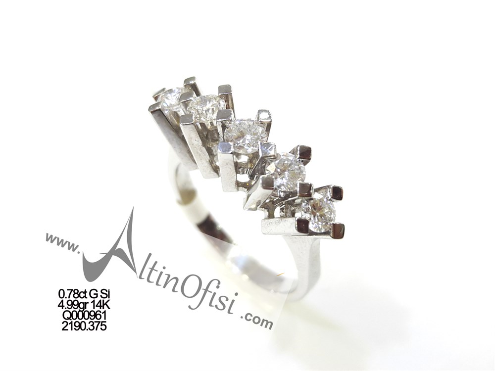 Pırlanta Beştaş 0,78ct G SI 14K Altın 4,99gr