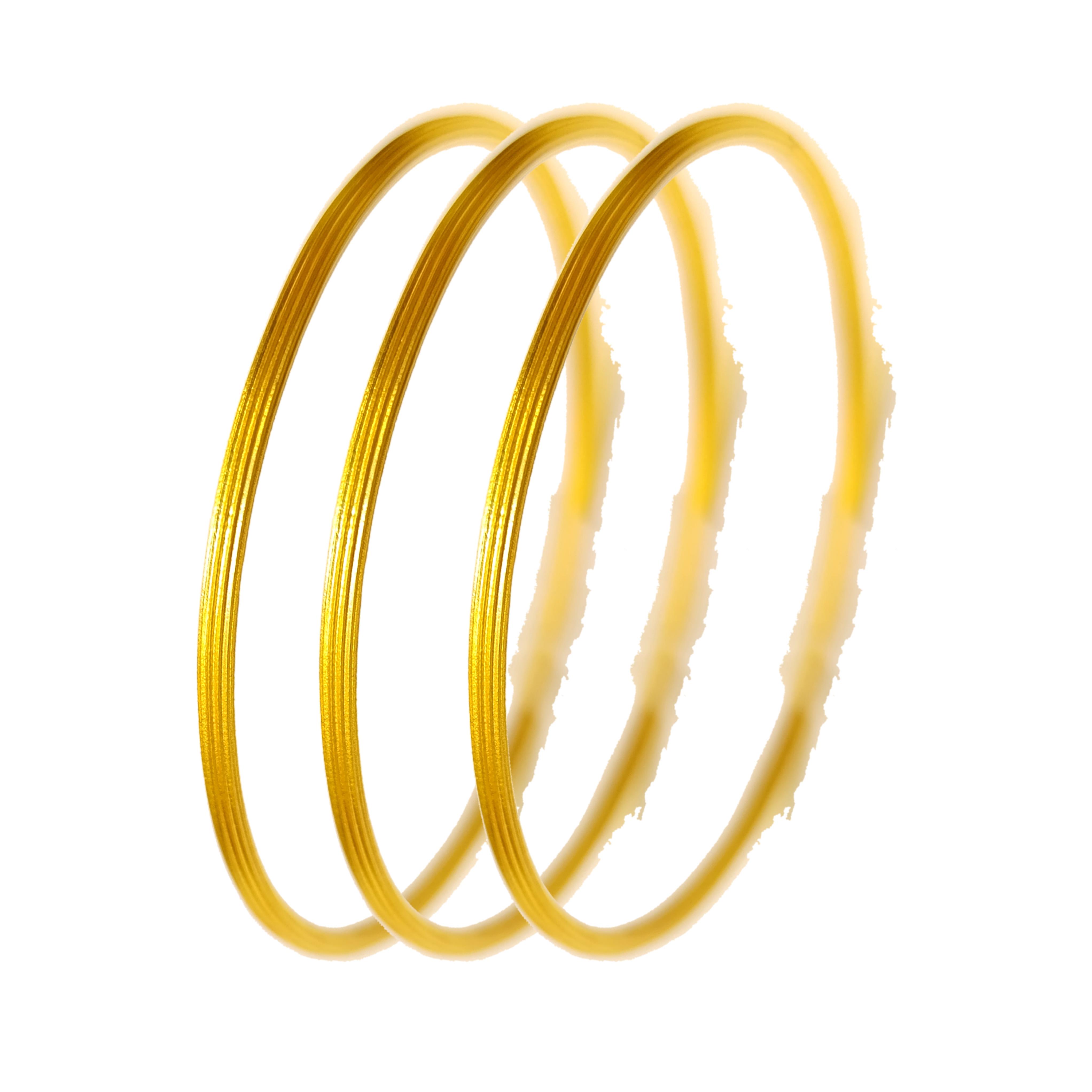 10gr İşçiliksiz Çizgili Mat Ajda Bilezik 22 Ayar Altın Yatırım ve Tasarruf İçin