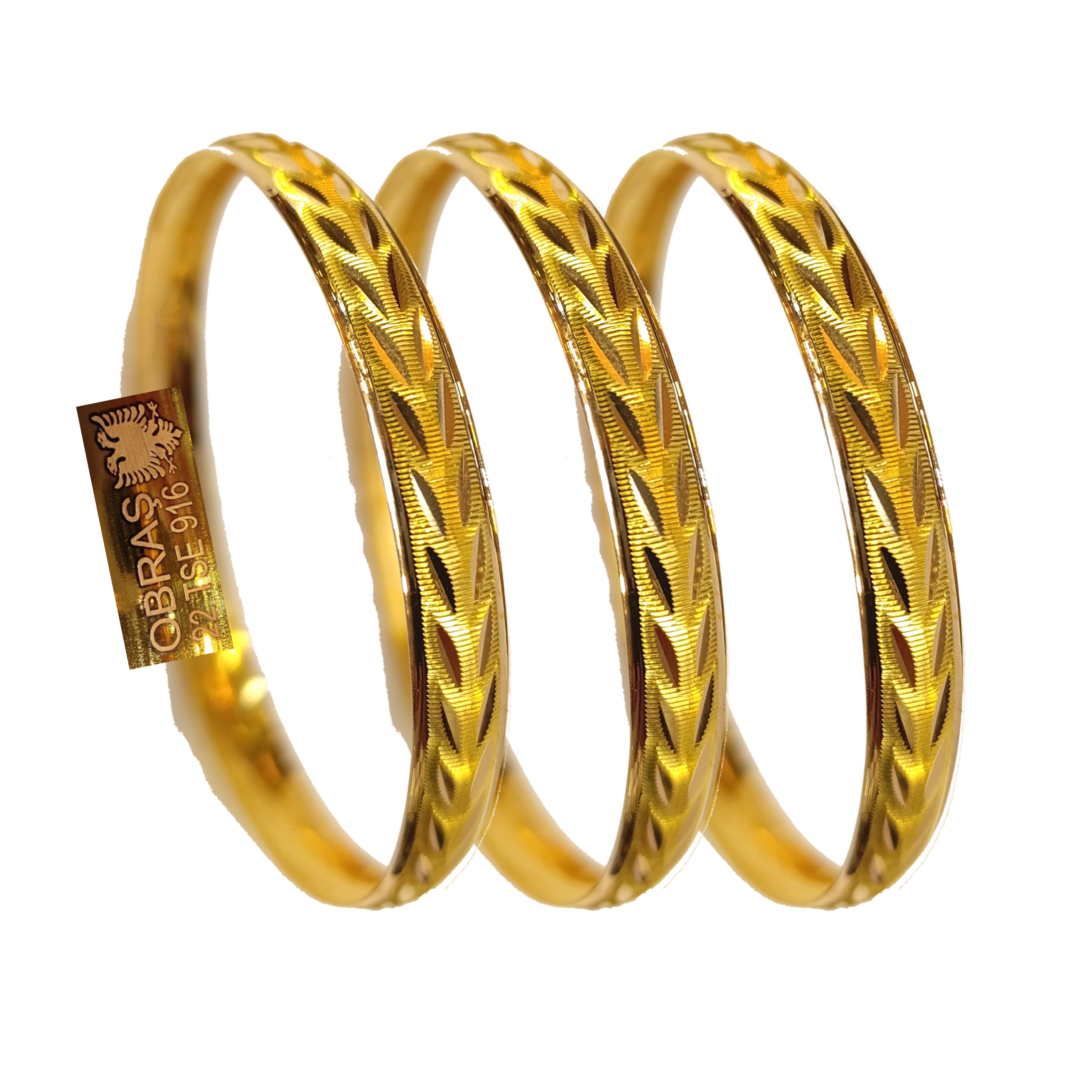 10gr İşçiliksiz CNC Başak Bilezik 22 Ayar  Altın Yatırım ve Tasarruf İçin