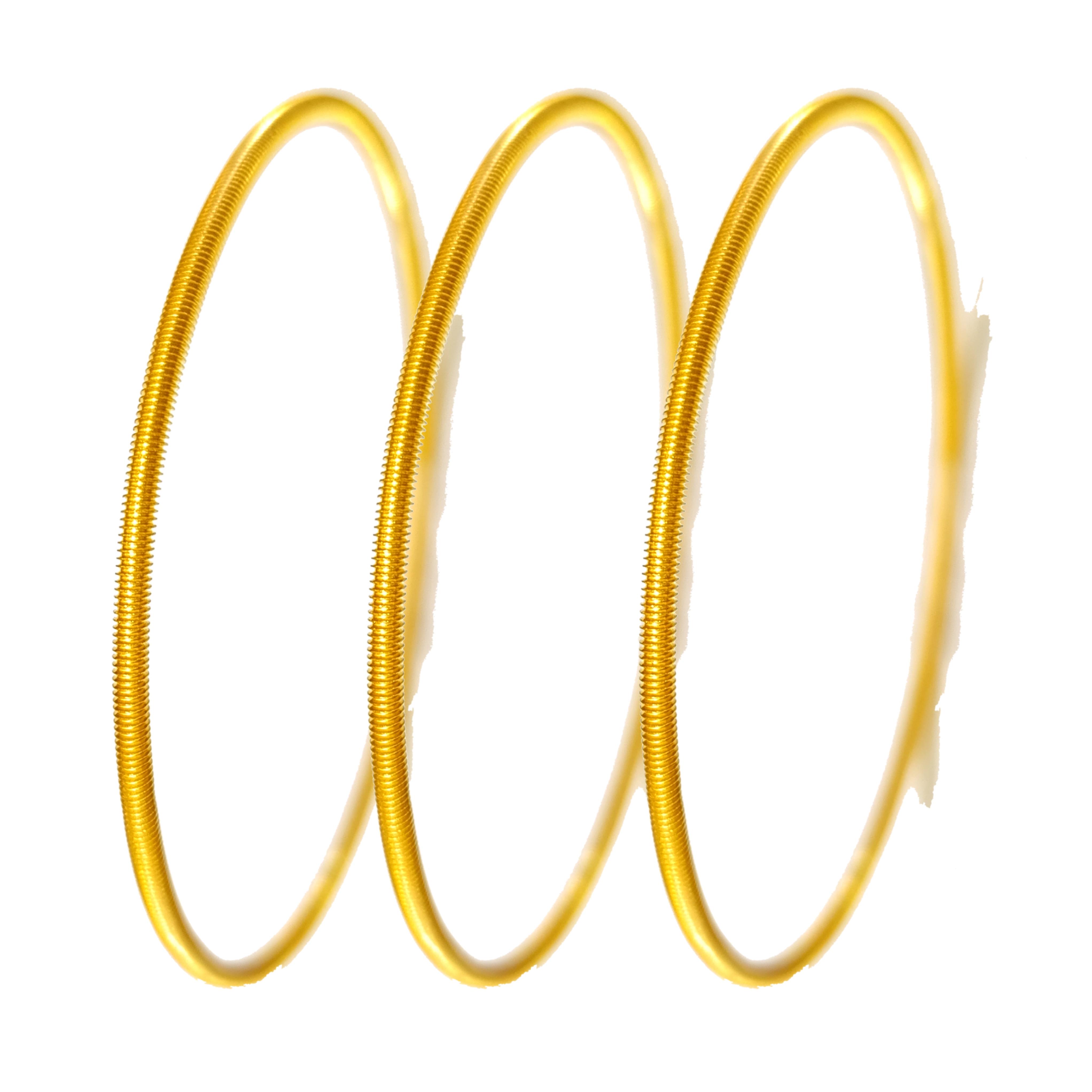 10gr İşçiliksiz Yan Çizgili Ajda Bilezik 22 Ayar Altın Yatırım ve Tasarruf İçin