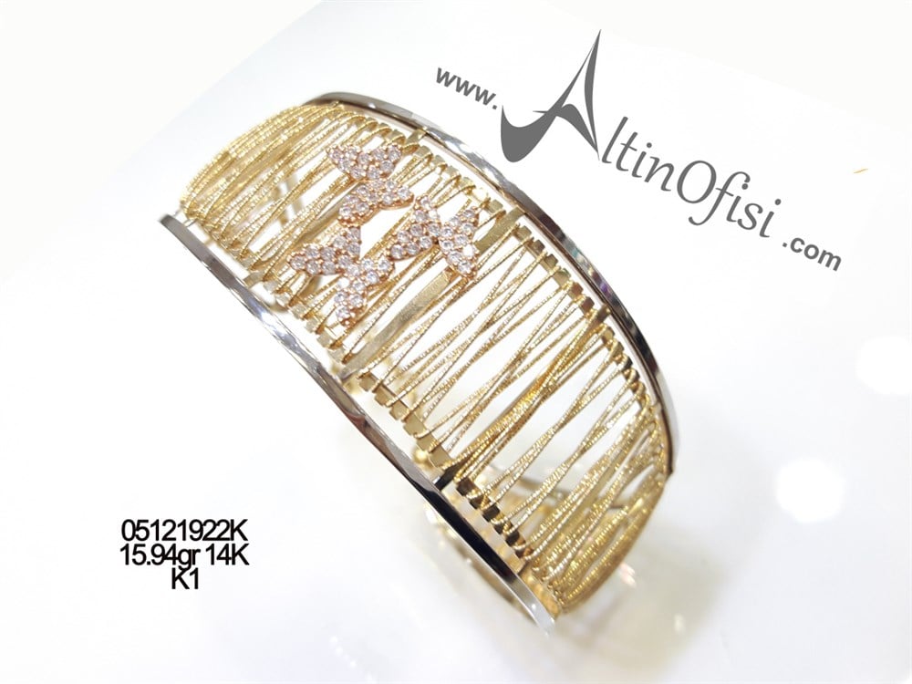 Kelepçe Bilezik 14 Ayar Altın