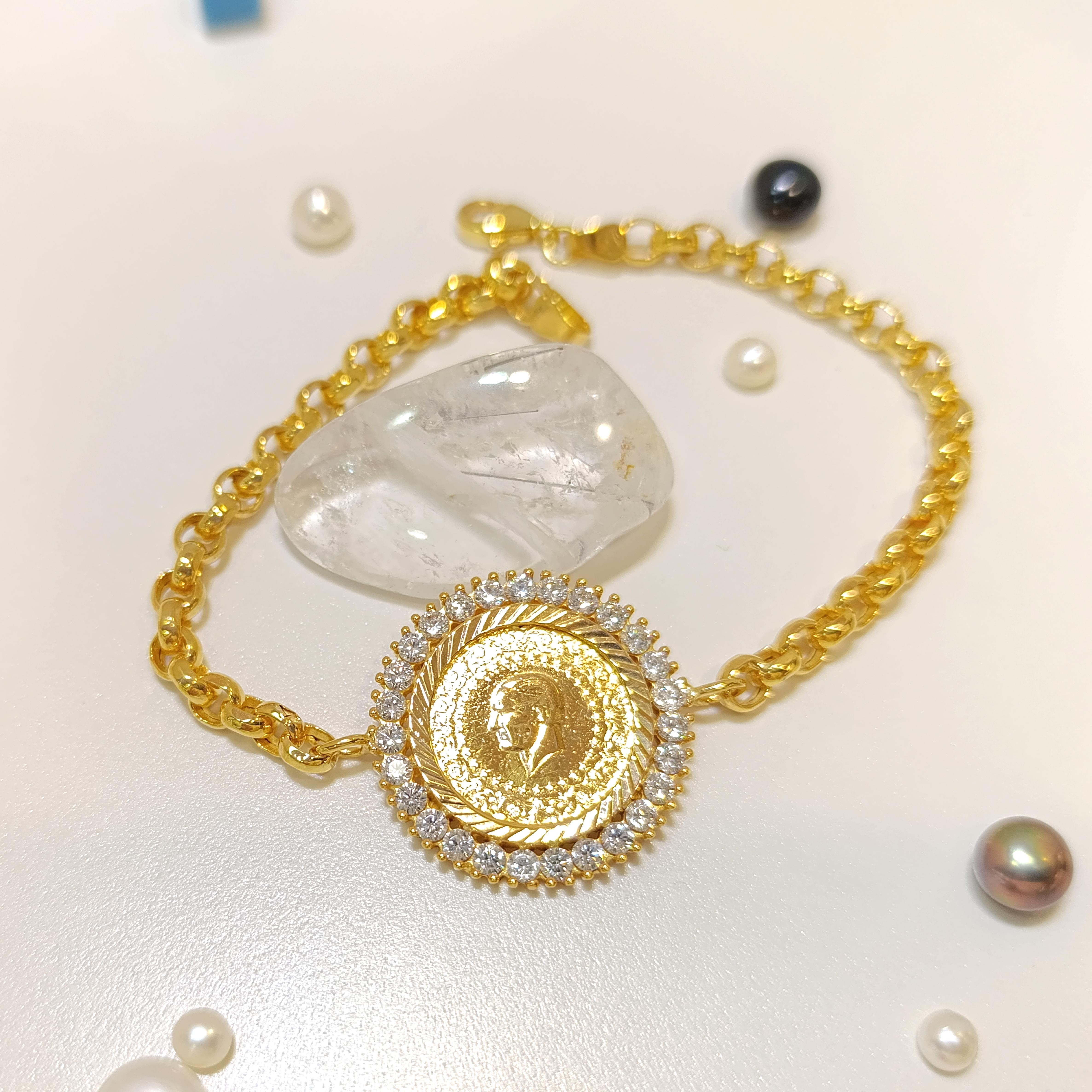 Çeyrek Altınlı Bileklik Künye HD VİDEOLU