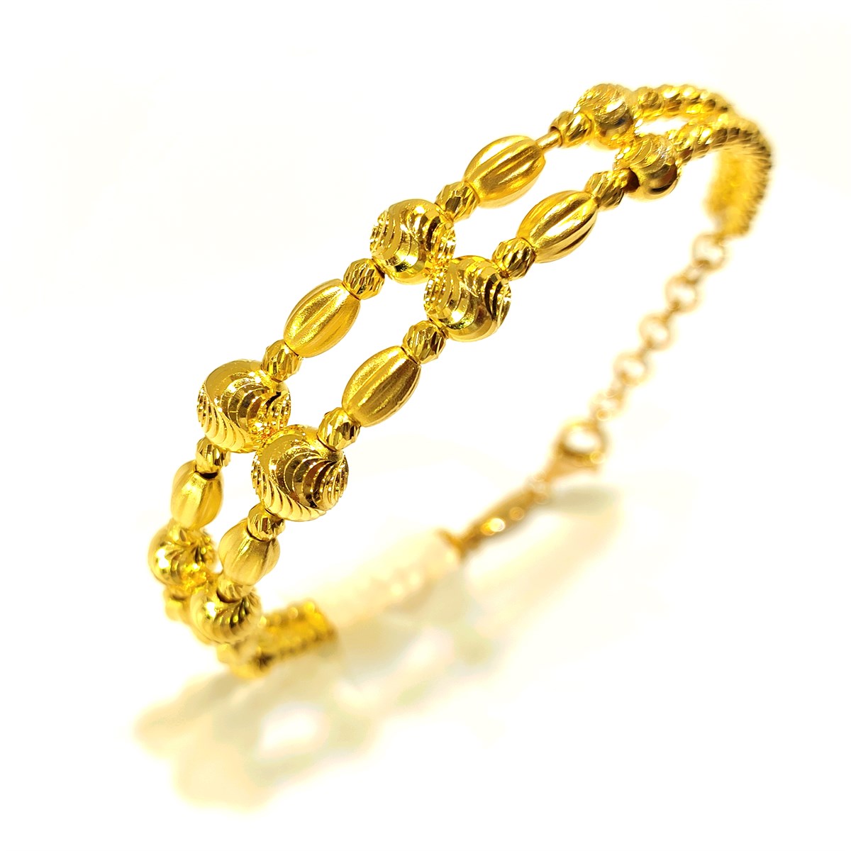 Dorika Toplu Kelepçe Bilezik 22 Ayar Altın 