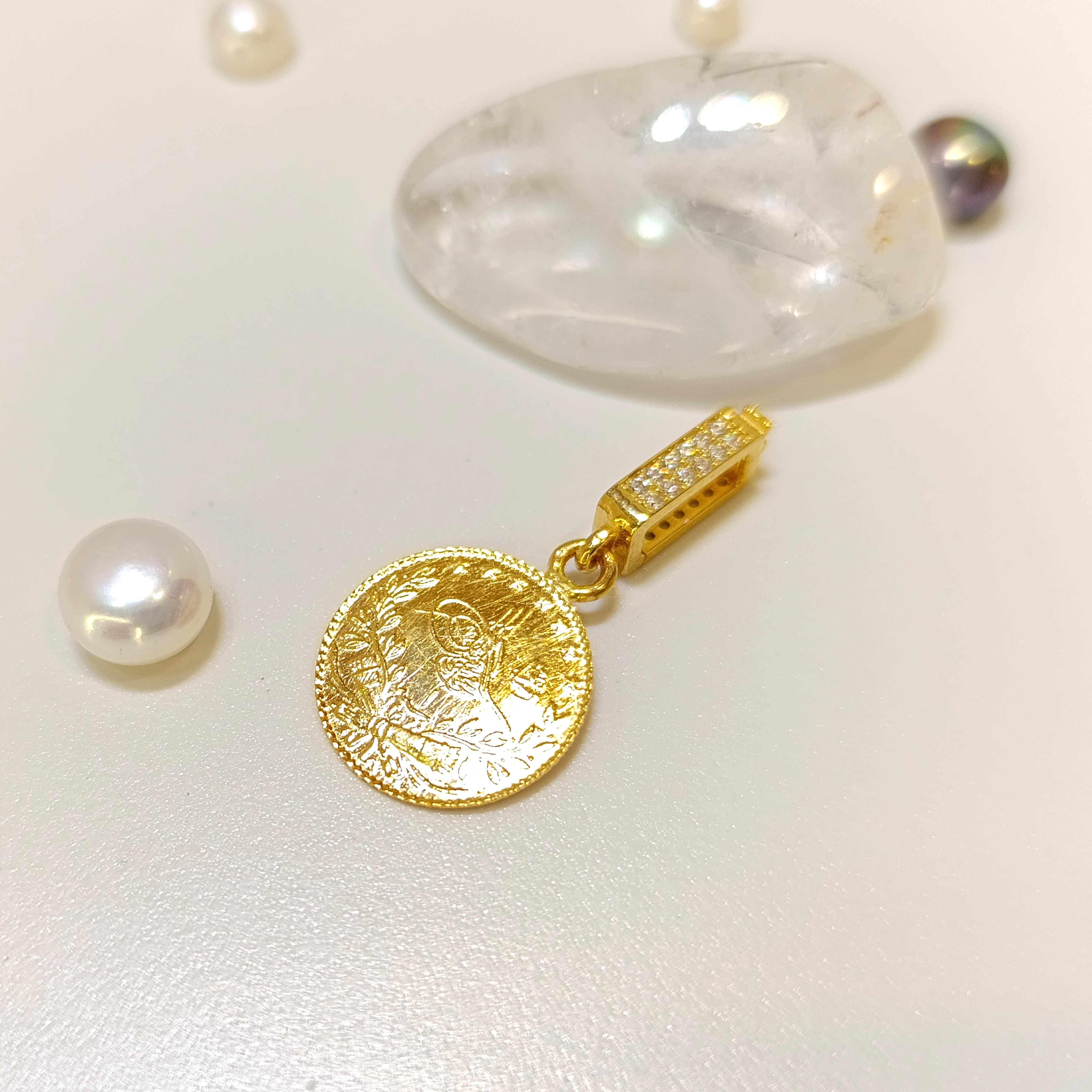 Reşat Çeyrek Altınlı Charm Açılır Kilitli Kolye HD VİDEOLU