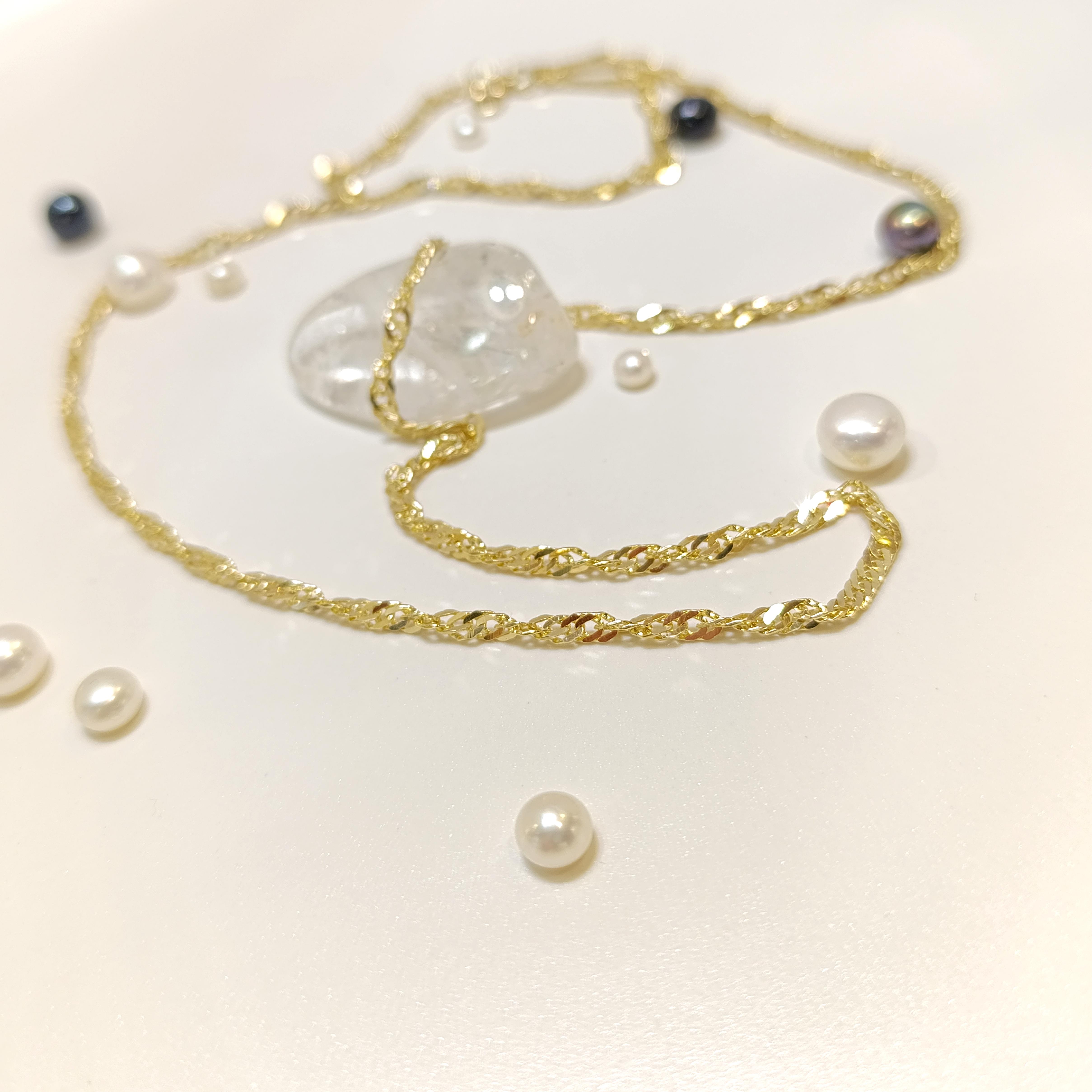 2.8mm 60cm Singapur Fırfır Zincir 14 Ayar Altın 4K VİDEOLU