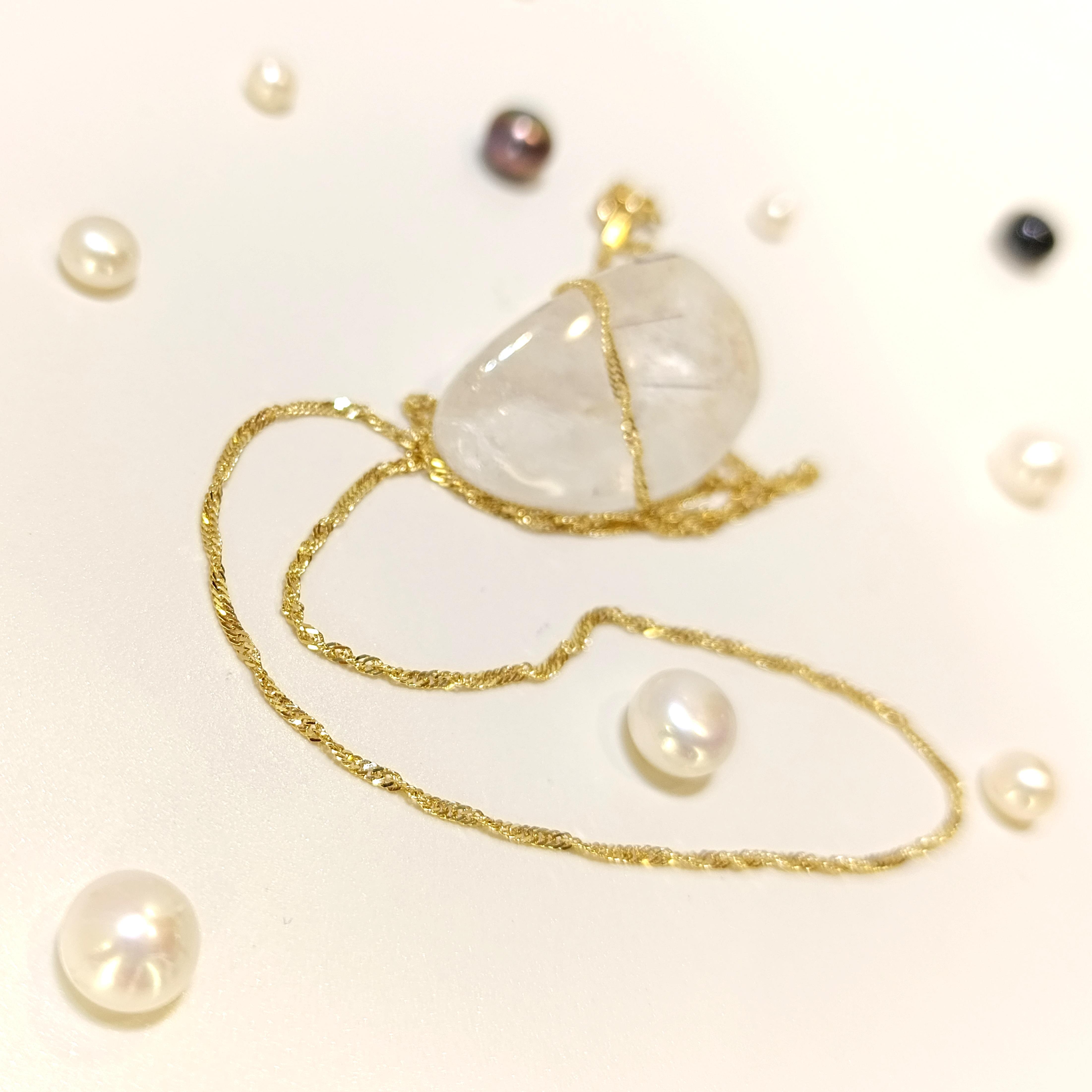 45cm 1.4mm Singapur Fırfır Zincir 14 Ayar Altın  HD VİDEOLU